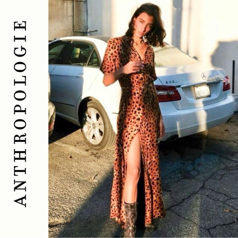 Anthropologie Porridge Vianne Maxi Shirtdress